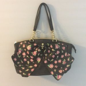 Betsey Johnson Floral Bow Purse